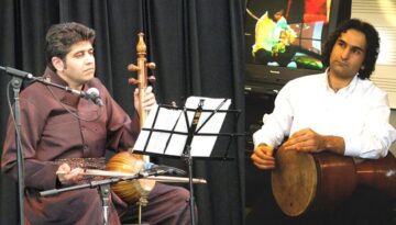 Shahriyar Jamshidi with Sina Khosravi performed at Christie Gardens Auditorium