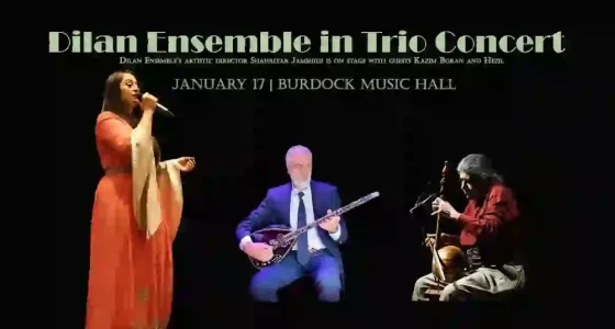 Dilan Ensemble in Trio Concert at Burdock